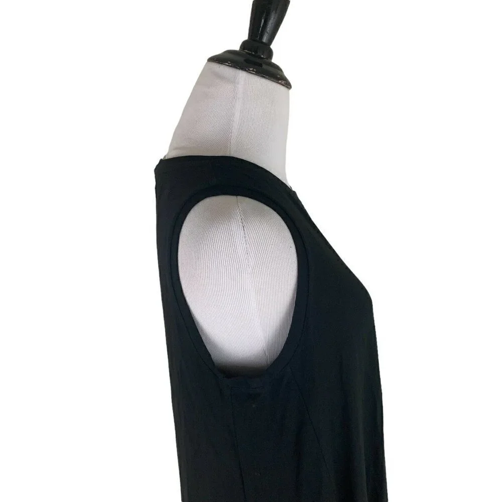 Ann Taylor LOFT Women's S Small A-Line Mini Dress Black NWT Rayon Blend - Picture 4 of 7
